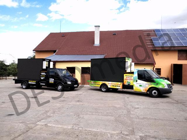 Pojízdné LED obrazovky